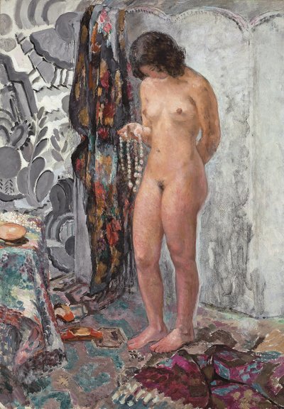 Kolyeli Çıplak Duran, c. 1923 by Henri Lebasque
