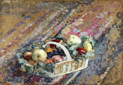Meyve Sepeti ile Natürmort; Doğa Morte au Panier de Meyveler, by Henri Lebasque