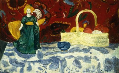 Oyuncak Bebek ve Meyveli Natürmort; Doğa Morte a la Poupee et aux Meyveler, by Henri Lebasque