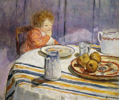 Kahvaltı; Sabah kahvaltısı, by Henri Lebasque