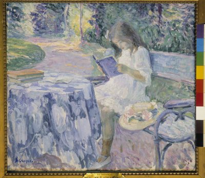Okuyucu (tuval üzerine yağlıboya) by Henri Lebasque
