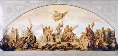 Capetiens, Valois ve Bourbonlar altında Fransa, 1856 by Henri Lehmann