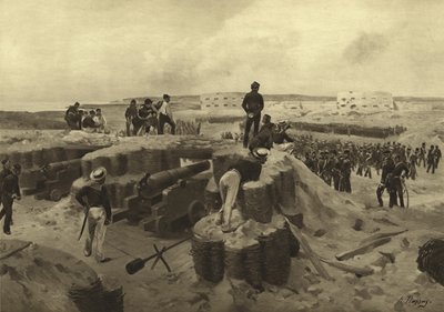 Bomarsund Savaşı, 1854 (gravür) by Henri Louis Dupray