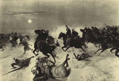 Kassassin Savaşı, 1882 (gravür) by Henri Louis Dupray