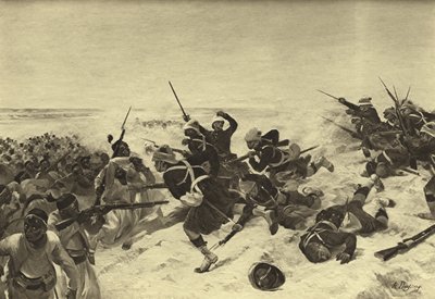 Tel el-Kebir Savaşı, 1882 (gravür) by Henri Louis Dupray