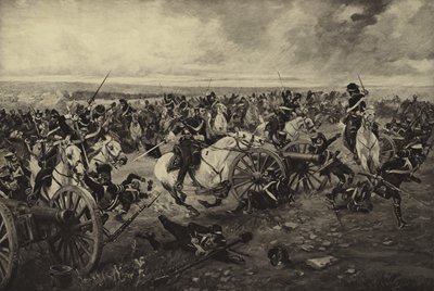 Waterloo Savaşı, 1815 (gravür) by Henri Louis Dupray