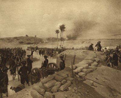 The Siege of Pondicherry, 1761  by Henri Louis Dupray