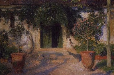Bir eve giriş by Henri Martin