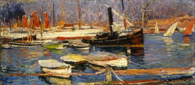 Marsilya Limanı, 1904-1918 by Henri Martin