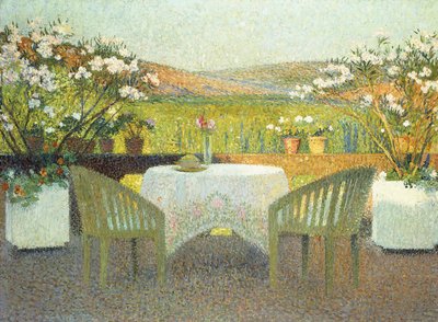 Güneşte Teras; La Terrasse en Soleil Lee, 1920 by Henri Martin