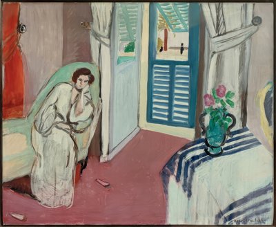 Kanepede oturan kadın by Henri Matisse
