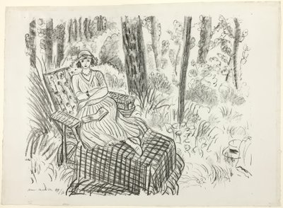 Şezlongdaki Kız by Henri Matisse