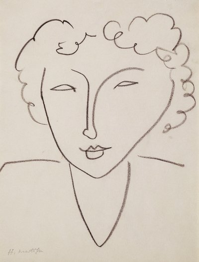 Kadın Başı; Tete de Femme by Henri Matisse