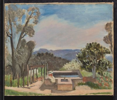 Balık havuzu (Provence manzarası) by Henri Matisse