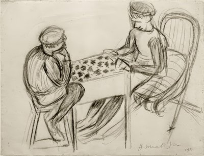 Dama oyuncuları by Henri Matisse