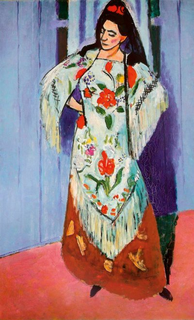 Manila şallı Madam Matisse by Henri Matisse