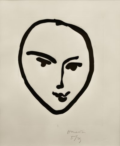 Nadia. Gülümseyen Maske by Henri Matisse