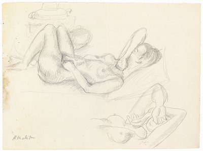 Çıplak Çalışma, Kapalı Yüz by Henri Matisse