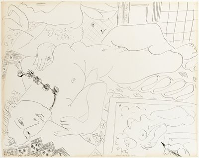 Stüdyoda Çıplak by Henri Matisse