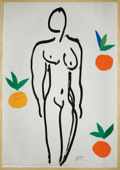 Portakallı çıplak by Henri Matisse