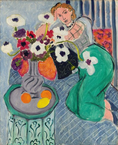 Odalisque, Mavi Armoni by Henri Matisse