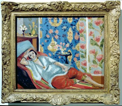 Kırmızı pantolonlu odalisque by Henri Matisse