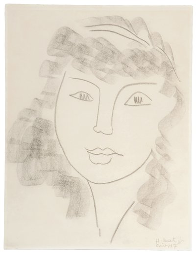 Bir Kadının Portresi; Portrait de Femme by Henri Matisse
