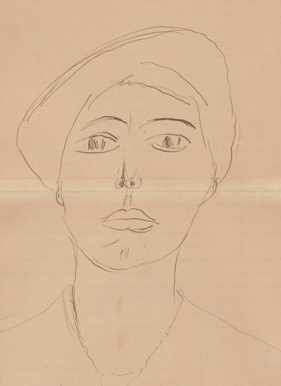 Bir kadın portresi (Olga Meerson) by Henri Matisse