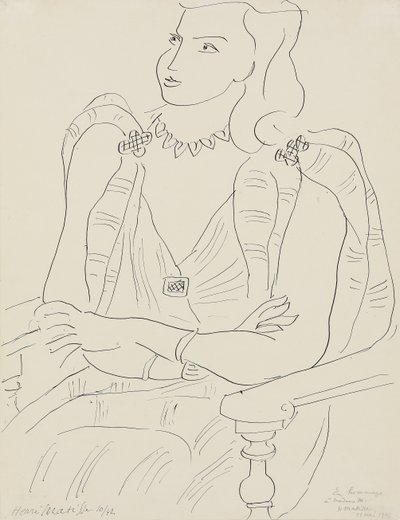Oturan Kadın by Henri Matisse
