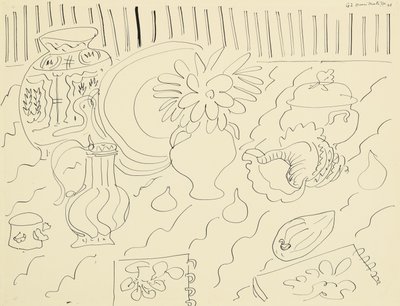 Natürmort (Tema G, Varyasyon 2) by Henri Matisse