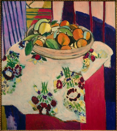 Portakallı Natürmort 1912 (tuval üzerine yağlıboya) by Henri Matisse