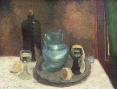 Limonlu Natürmort ya da Mavi Sürahi by Henri Matisse
