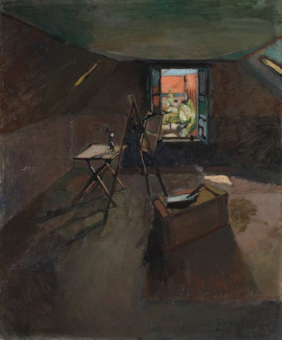 Saçak Altındaki Stüdyo, c.1903 (tuval üzerine yağlıboya) by Henri Matisse