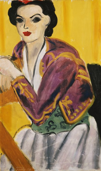 Violet Bolero 1937 (tuval üzerine yağlıboya) by Henri Matisse