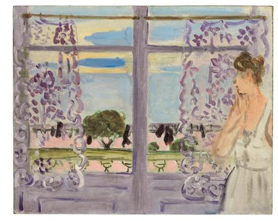Penceredeki kadın by Henri Matisse