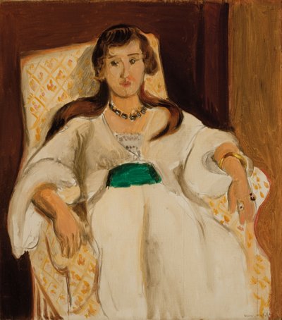 Koltuktaki Kadın; Femme au fauteuil by Henri Matisse