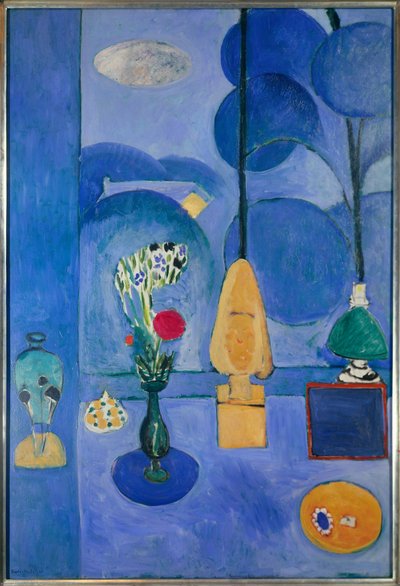 la fenetre bleue 1911 (Tuval üzerine yağlıboya) by Henri Matisse