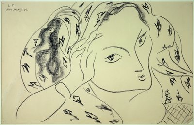 tema ve varyasyon l.5 1942 (çizim) by Henri Matisse