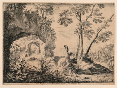 Vaftizci Yahya Çölü Vaaz Eder by Henri Mauperche