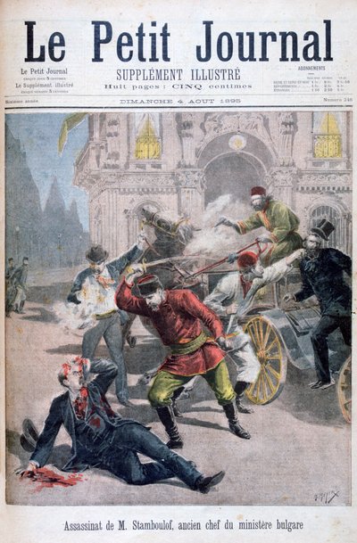 Stefan Stambolov Suikastı, Sofya, Bulgaristan, 1895 by Henri Meyer