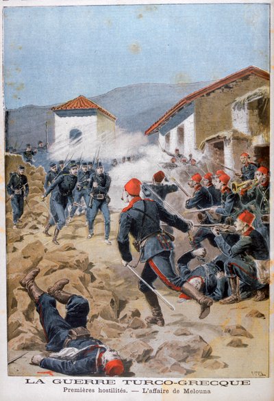 Meluna Muharebesi, Yunan-Türk Savaşı, 1897 by Henri Meyer