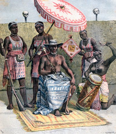 Behanzin, Dahomey Kralı, 1892 by Henri Meyer