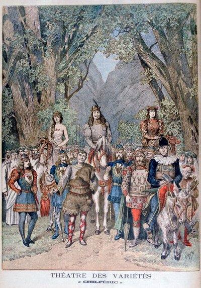 Chilperic, Çeşit Tiyatrosu, 1895 by Henri Meyer