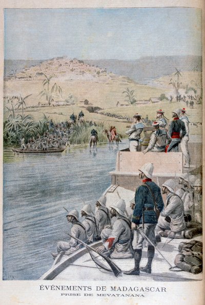 Madagaskar'daki Olaylar: Mevatanana'nın Yakalanması, 1895 by Henri Meyer