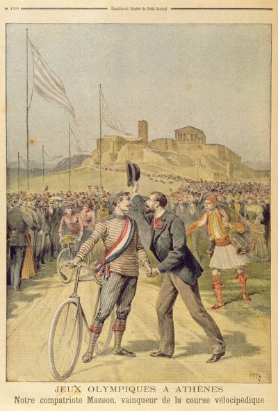 Paul Masson, 'Le Petit Journal'dan bir çizim, 26 Nisan 1896 by Henri Meyer