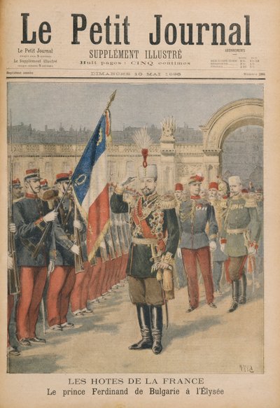 Bulgaristan Prensi Ferdinand (1861-1948) Elysee Sarayı