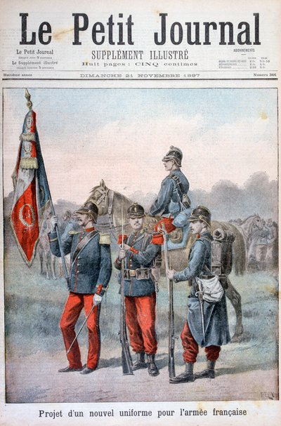 Fransız ordusunun önerilen yeni üniformaları, 1897 by Henri Meyer