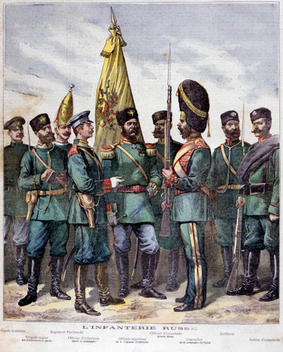 Rus piyade, 1892 by Henri Meyer