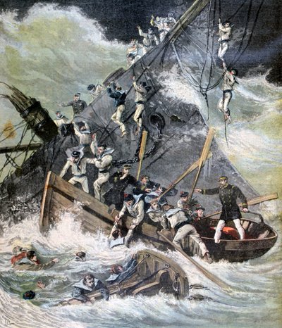 La Bourdonnais Batığı, Sainte Marie, Madagaskar, 1893 by Henri Meyer