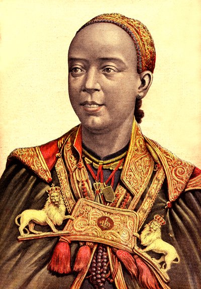 Taytou Bethel, Etiyopya Menelik II'nin İmparatoriçe Eşi by Henri Meyer